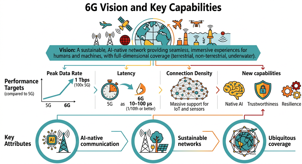 3. Future Vision and Foundational Capabilities of 6G